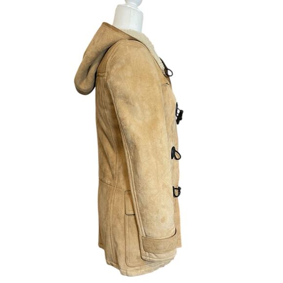 Gucci NWT EU 38 US 6 Womens Sherling Lamb Fur Hooded Coat NEW with Imperfections - Picture 6 of 16